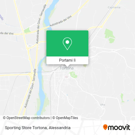 Mappa Sporting Store Tortona