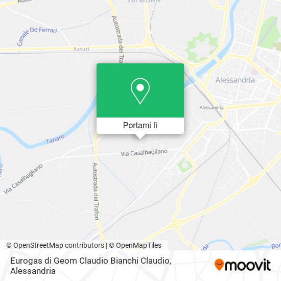 Mappa Eurogas di Geom Claudio Bianchi Claudio