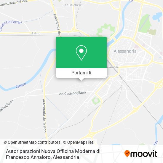 Mappa Autoriparazioni Nuova Officina Moderna di Francesco Annaloro