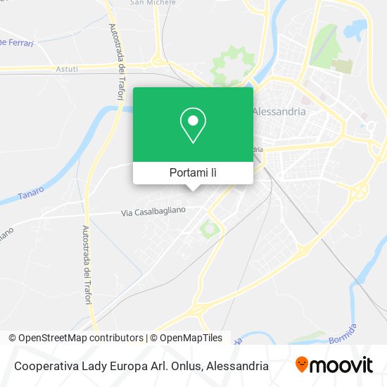 Mappa Cooperativa Lady Europa Arl. Onlus