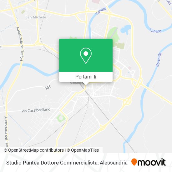 Mappa Studio Pantea Dottore Commercialista