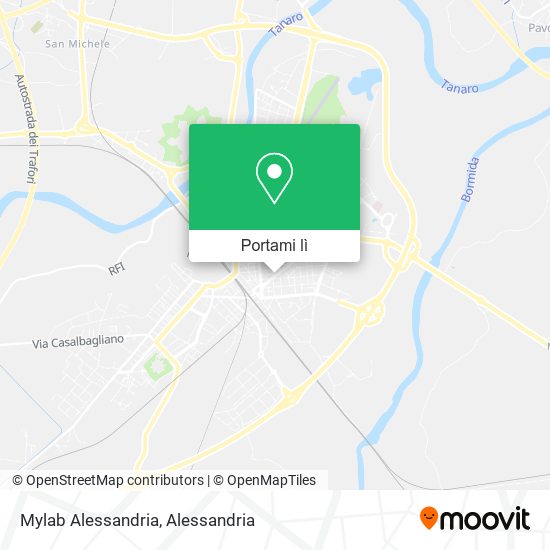 Mappa Mylab Alessandria