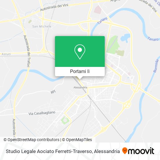 Mappa Studio Legale Aociato Ferretti-Traverso