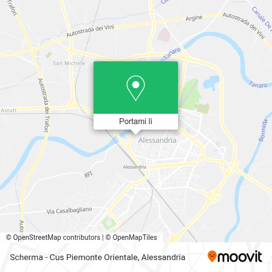 Mappa Scherma - Cus Piemonte Orientale