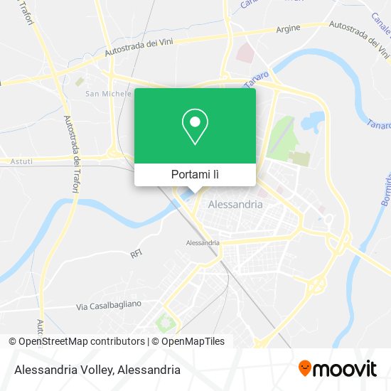 Mappa Alessandria Volley