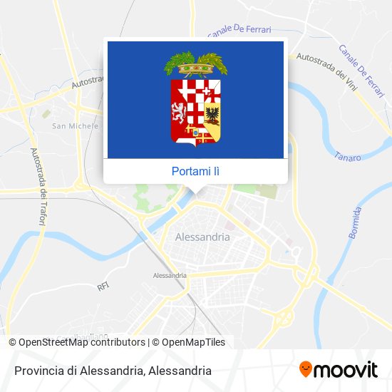 Mappa Provincia di Alessandria