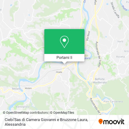 Mappa Ciebi'Sas di Camera Giovanni e Bruzzone Laura