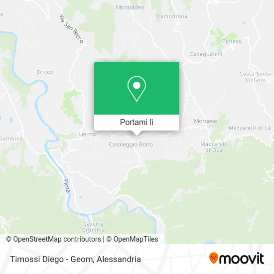 Mappa Timossi Diego - Geom