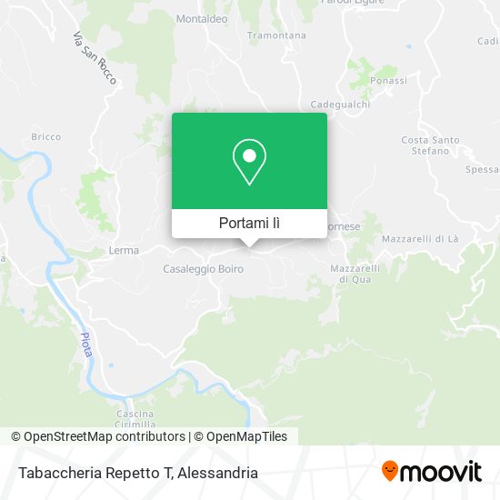 Mappa Tabaccheria Repetto T
