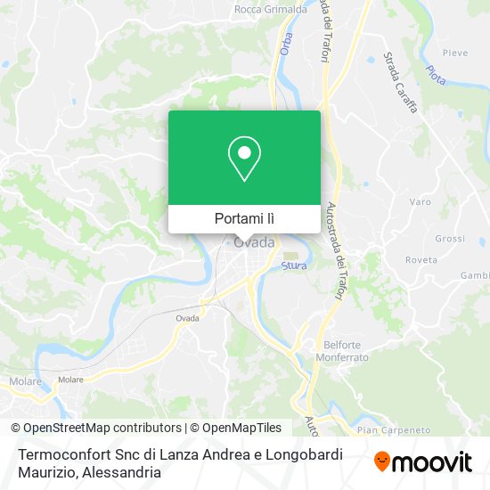 Mappa Termoconfort Snc di Lanza Andrea e Longobardi Maurizio