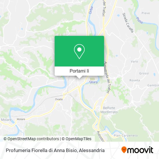Mappa Profumeria Fiorella di Anna Bisio