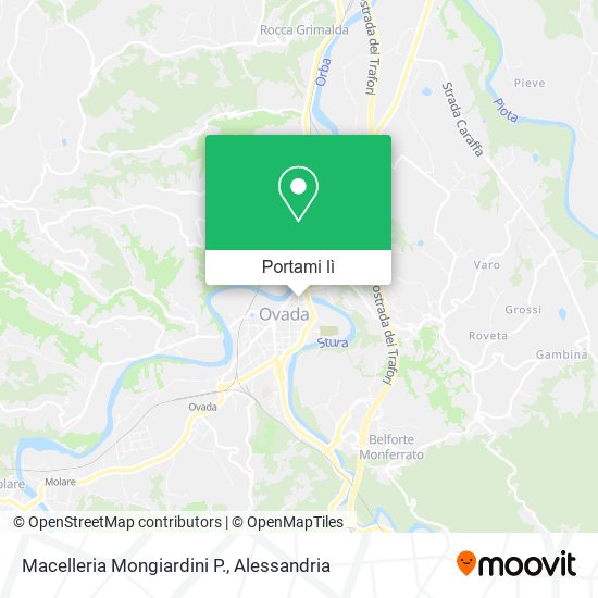Mappa Macelleria Mongiardini P.