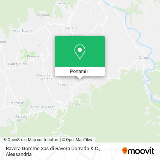 Mappa Ravera Gomme Sas di Ravera Corrado & C.