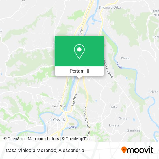 Mappa Casa Vinicola Morando