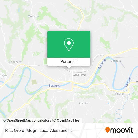 Mappa R. L. Oro di Mogni Luca