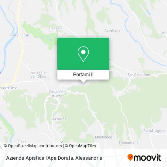 Mappa Azienda Apistica l'Ape Dorata