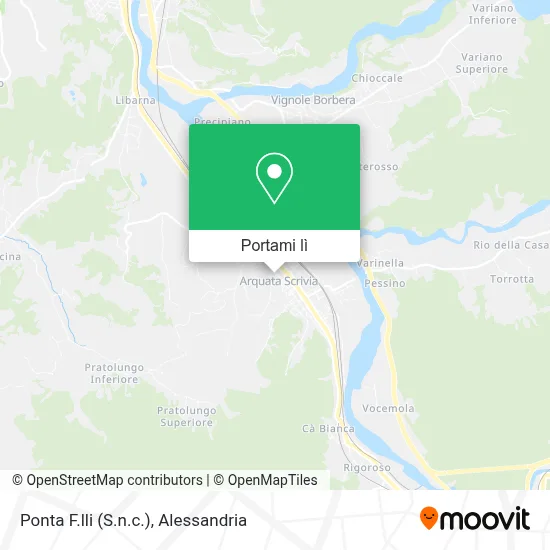 Mappa Ponta F.lli (S.n.c.)