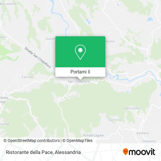 Mappa Ristorante della Pace