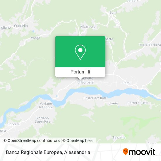 Mappa Banca Regionale Europea