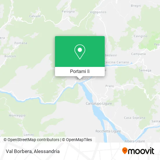 Mappa Val Borbera