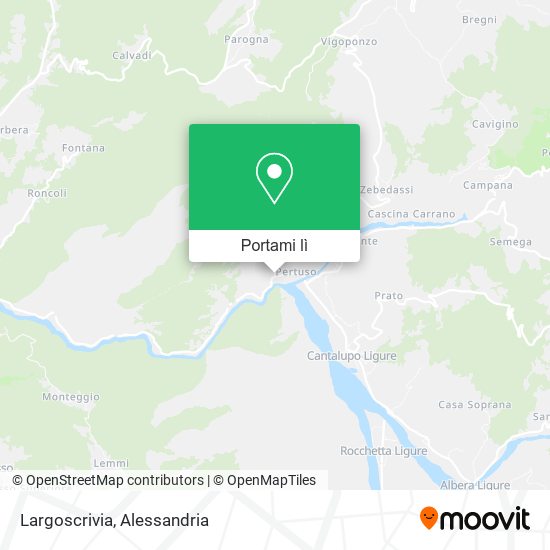 Mappa Largoscrivia