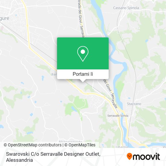 Mappa Swarovski C / o Serravalle Designer Outlet