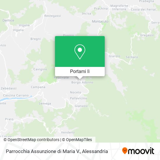 Mappa Parrocchia Assunzione di Maria V.