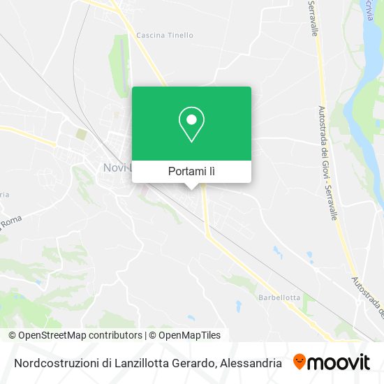 Mappa Nordcostruzioni di Lanzillotta Gerardo