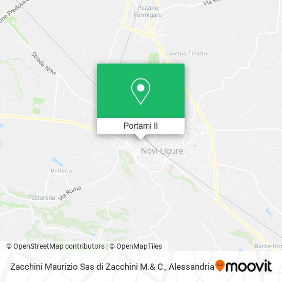 Mappa Zacchini Maurizio Sas di Zacchini M.& C.