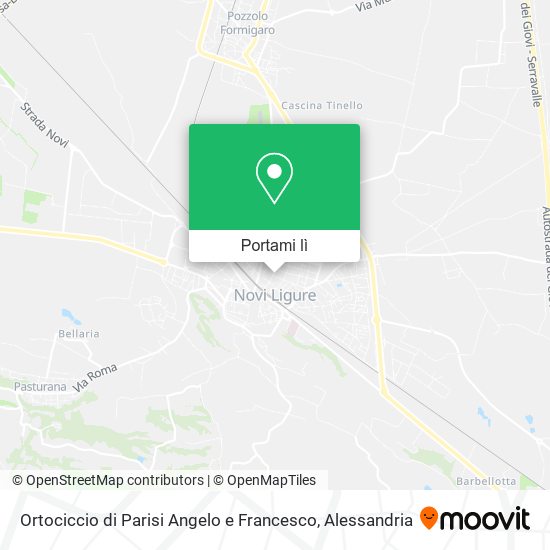 Mappa Ortociccio di Parisi Angelo e Francesco