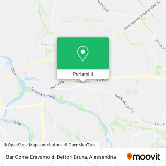 Mappa Bar Come Eravamo di Dettori Bruna