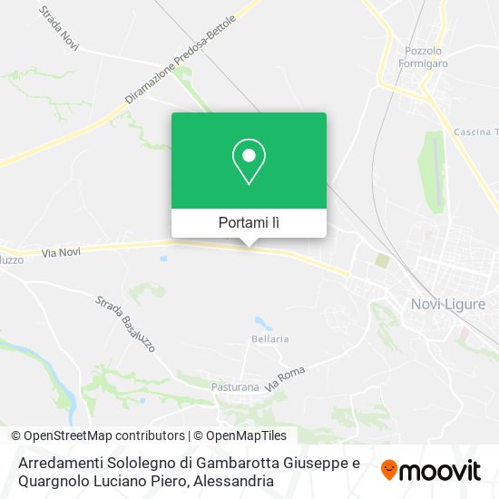 Mappa Arredamenti Sololegno di Gambarotta Giuseppe e Quargnolo Luciano Piero
