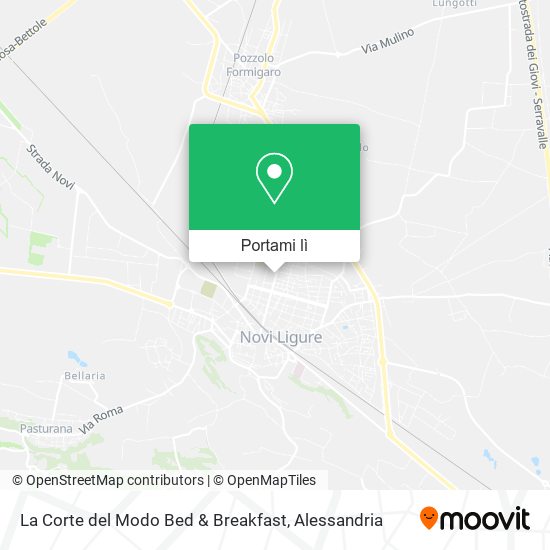 Mappa La Corte del Modo Bed & Breakfast