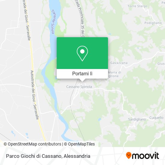 Mappa Parco Giochi di Cassano