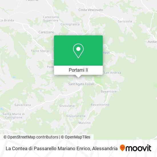 Mappa La Contea di Passarello Mariano Enrico