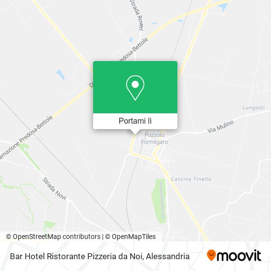 Mappa Bar Hotel Ristorante Pizzeria da Noi