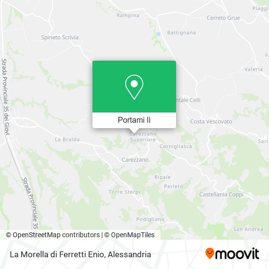 Mappa La Morella di Ferretti Enio