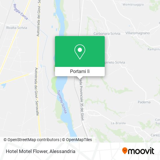 Mappa Hotel Motel Flower