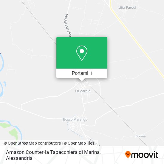 Mappa Amazon Counter-la Tabacchiera di Marina