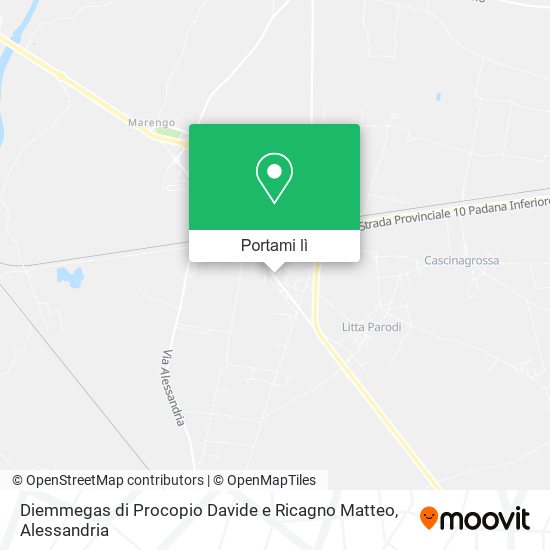 Mappa Diemmegas di Procopio Davide e Ricagno Matteo