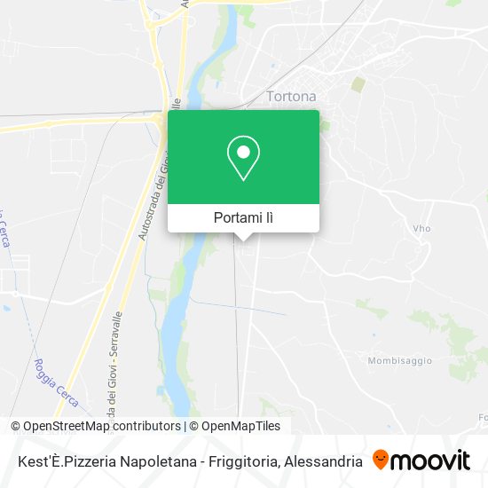 Mappa Kest'È.Pizzeria Napoletana - Friggitoria