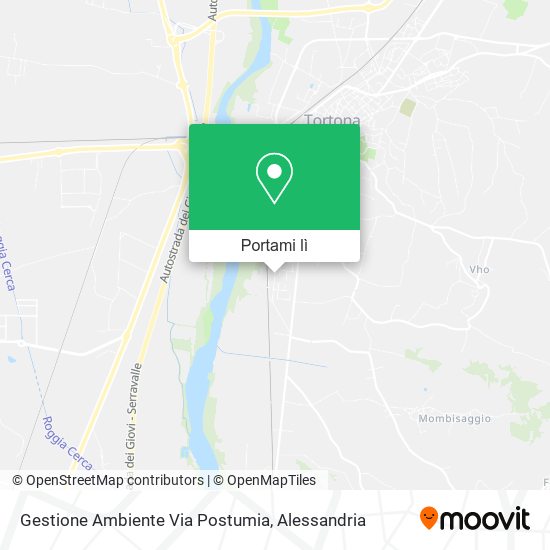 Mappa Gestione Ambiente Via Postumia