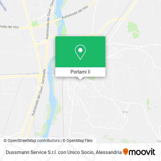 Mappa Dussmann Service S.r.l. con Unico Socio