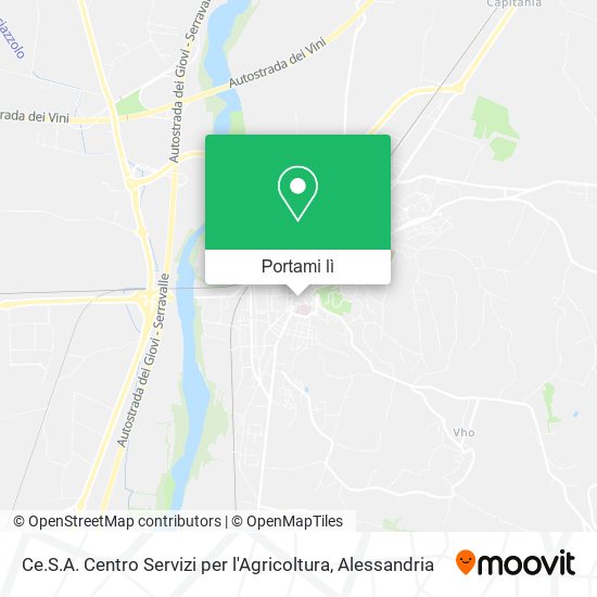 Mappa Ce.S.A. Centro Servizi per l'Agricoltura
