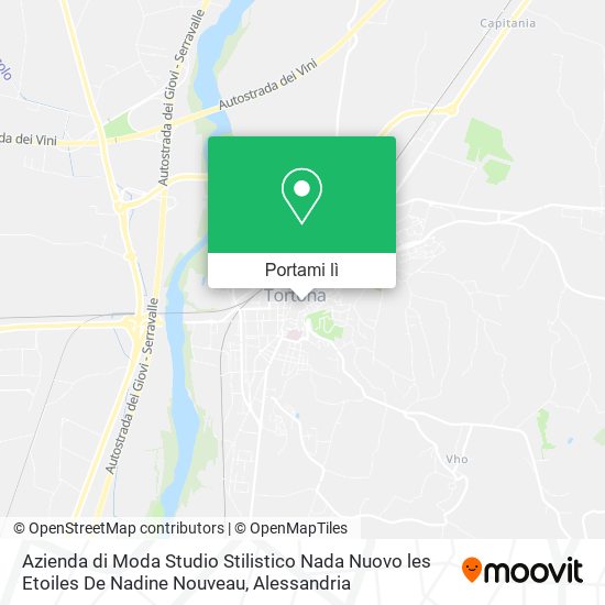 Mappa Azienda di Moda Studio Stilistico Nada Nuovo les Etoiles De Nadine Nouveau