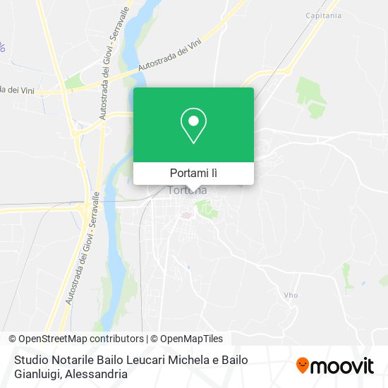 Mappa Studio Notarile Bailo Leucari Michela e Bailo Gianluigi