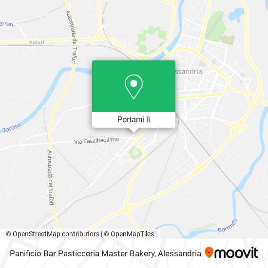 Mappa Panificio Bar Pasticceria Master Bakery