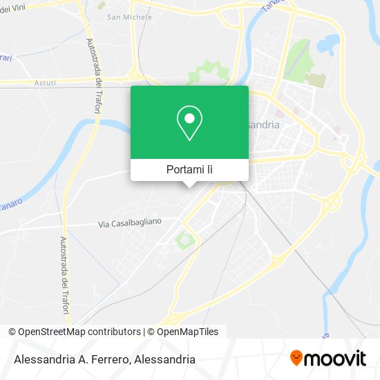 Mappa Alessandria A. Ferrero