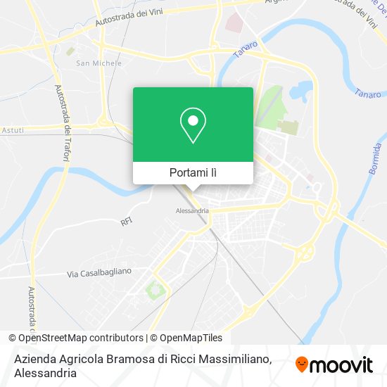 Mappa Azienda Agricola Bramosa di Ricci Massimiliano