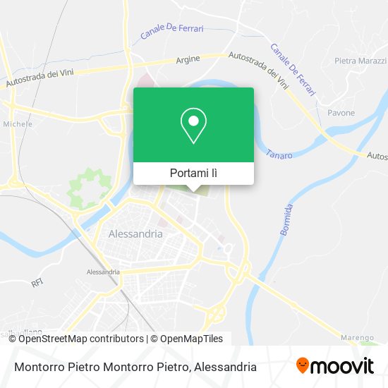 Mappa Montorro Pietro Montorro Pietro
